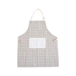 Tạp dề kẻ caro canvas hàn quốc decor, trang trí nhà bếp vintag