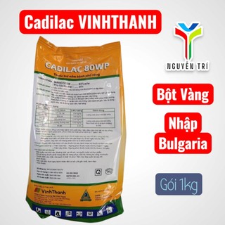 Cadilac 80WP Vàng (Gói 1kg) Hoạt Chất Mancozeb - Phòng Trừ Nấm Bệnh Phổ Rộng, Nhập Khẩu Bulgaria
