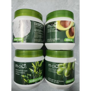 Hấp Dầu M.pros 500g . Giúp Phục Hồi Và Dưỡng Tóc Khô, Hư Tổn [ Gồm Hương Bơ, Hương Phấn ,Hương Lài ,Rong Biển, Oliu]
