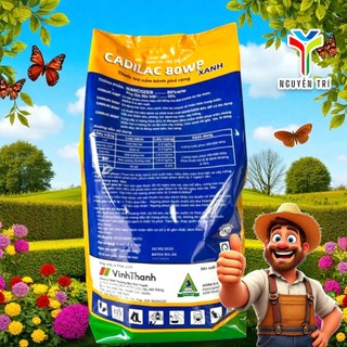 Cadilac 80WP Xanh (Gói 1kg) - Mancozeb Dạng Bột Xanh, Phòng Trừ Nấm Phổ Rộng, Nhập Khẩu Bulgaria