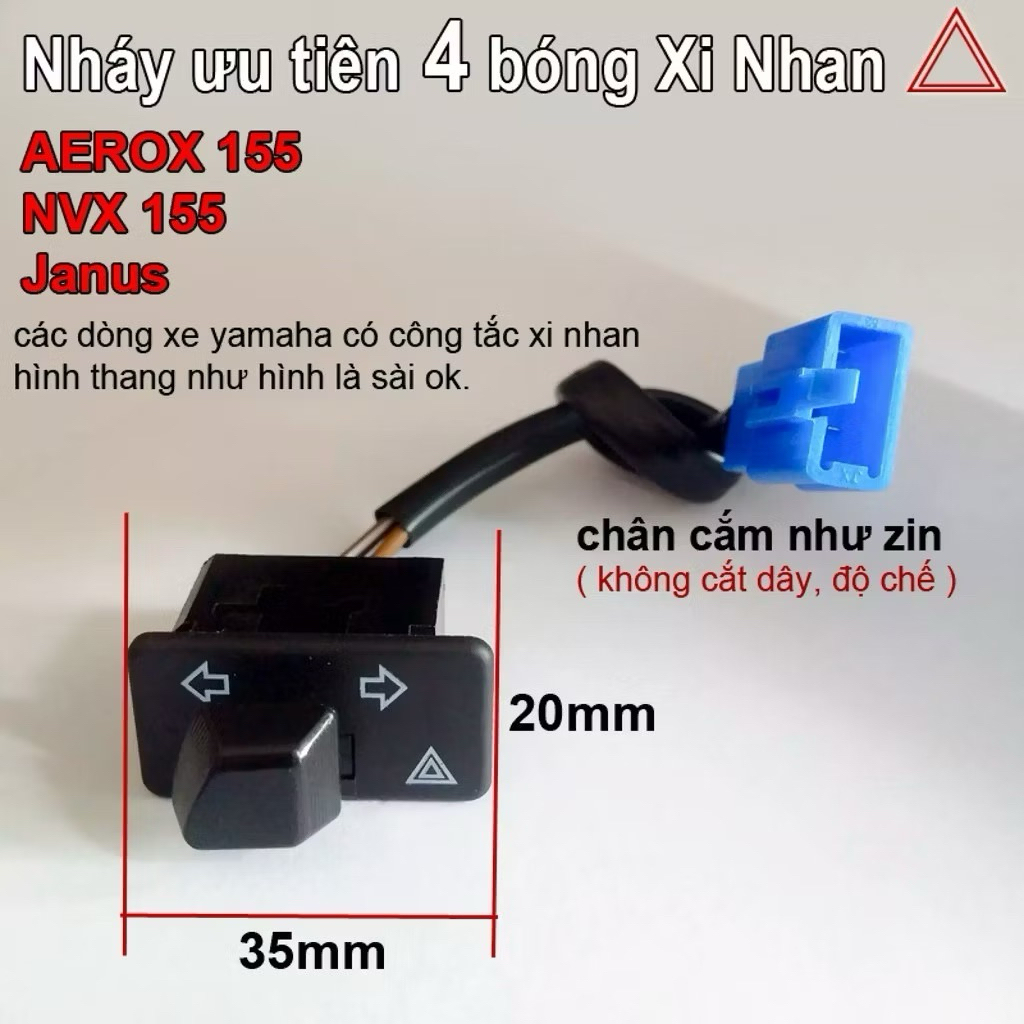 Công tắc xin nhan hazzard nvx