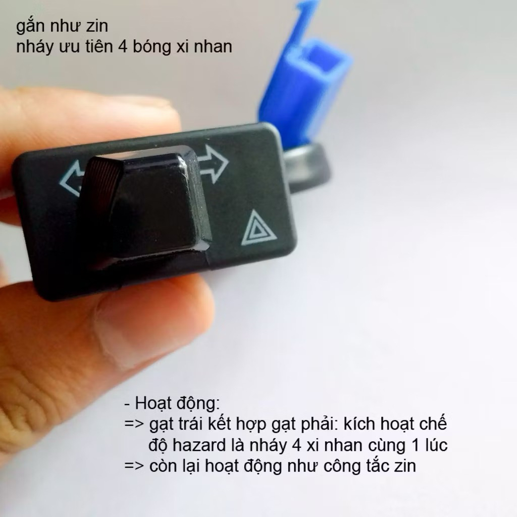 Công tắc xin nhan hazzard nvx