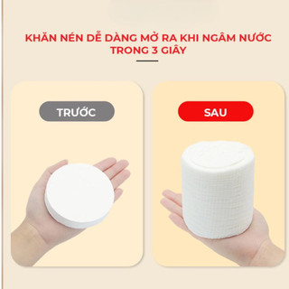 Khăn Tắm Nén Du Lịch Cao Cấp Minaier - Khăn Dày 70x140cm Dạng Viên Nén, Mang Đi Du Lịch, Công Tác Tiện Lợi Và An Toàn