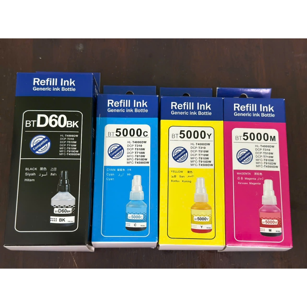 Mực Đổ Brother BTD60BK BT5000 Cho Máy In DCP T310 T510W T710W T810W T910W T220 T420W T520W T720W T820DW - Mực Refill Ink