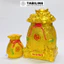 Heo đất ống tiết kiệm tiền hũ tiền size to,nhỏ màu gold cao cấp LD22 - TABILINE