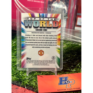 Thẻ bóng đá Chido Obi Top Of The World Topps Finest UCL 2024/25