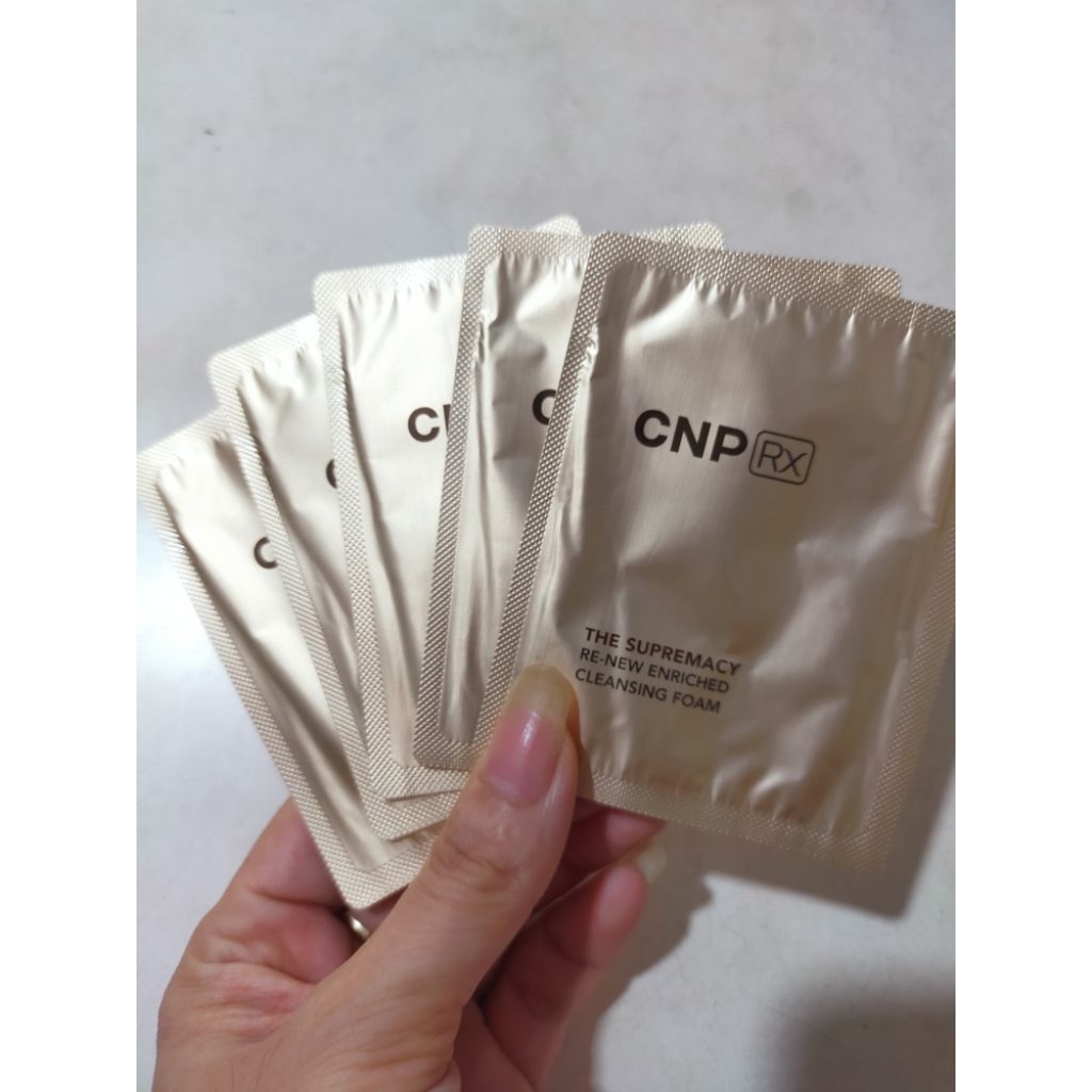[ Date 2027] 10 Gói Sữa Rửa mặt CNP rx the supremacy re-new enriched ...