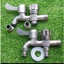 VÒI NƯỚC INOX 304 CHIA 2 ĐẦU CAO CẤP - Van nước 1 vào 2 ra, khóa độc lập, lắp đặt nhanh