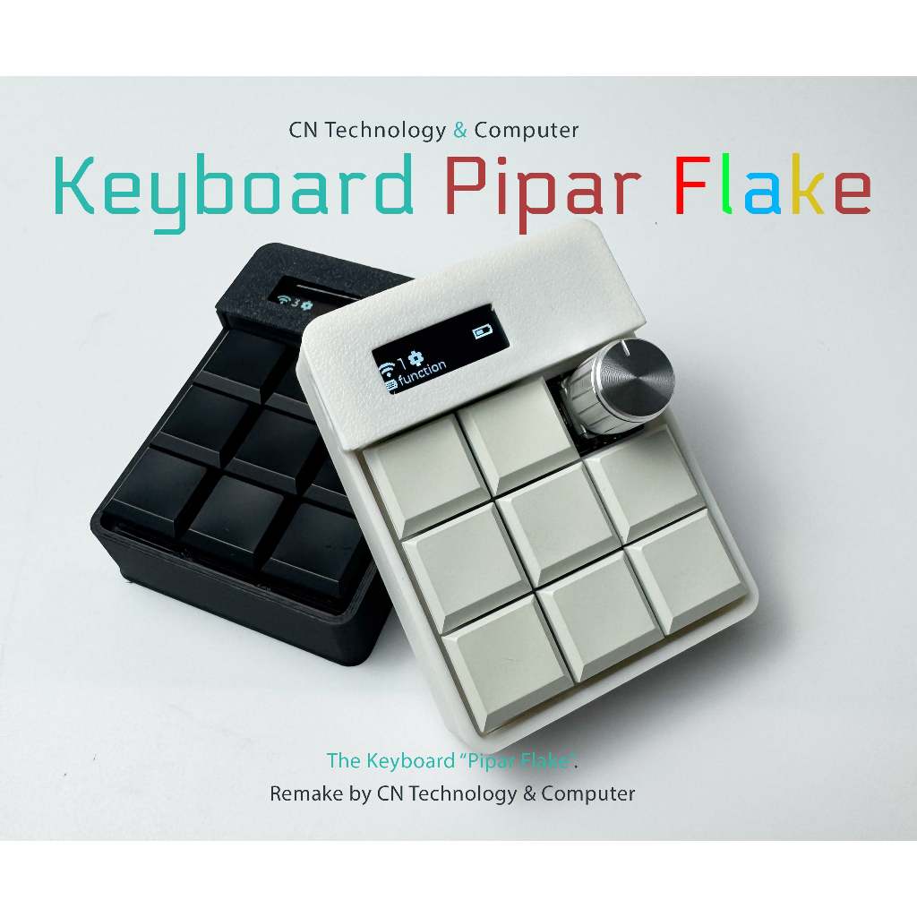 Bàn Phím Keyboard DIY Macro Pipar Flake Wireless ZMK Dụng Switch Choc ...