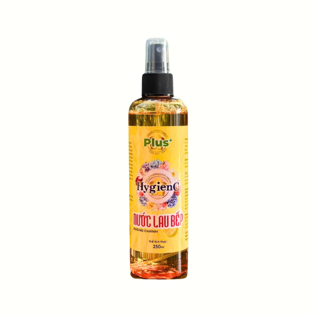 Nước Lau Bếp HYGIENC PLUS 250ml - Hương Chanh & Baking Soda