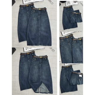 QCL1 Tổng hợp các mẫu chân váy jeans dài hot nhất thị trường,chất và form siêu đẹp( Dài 82cm,ko co giãn)
