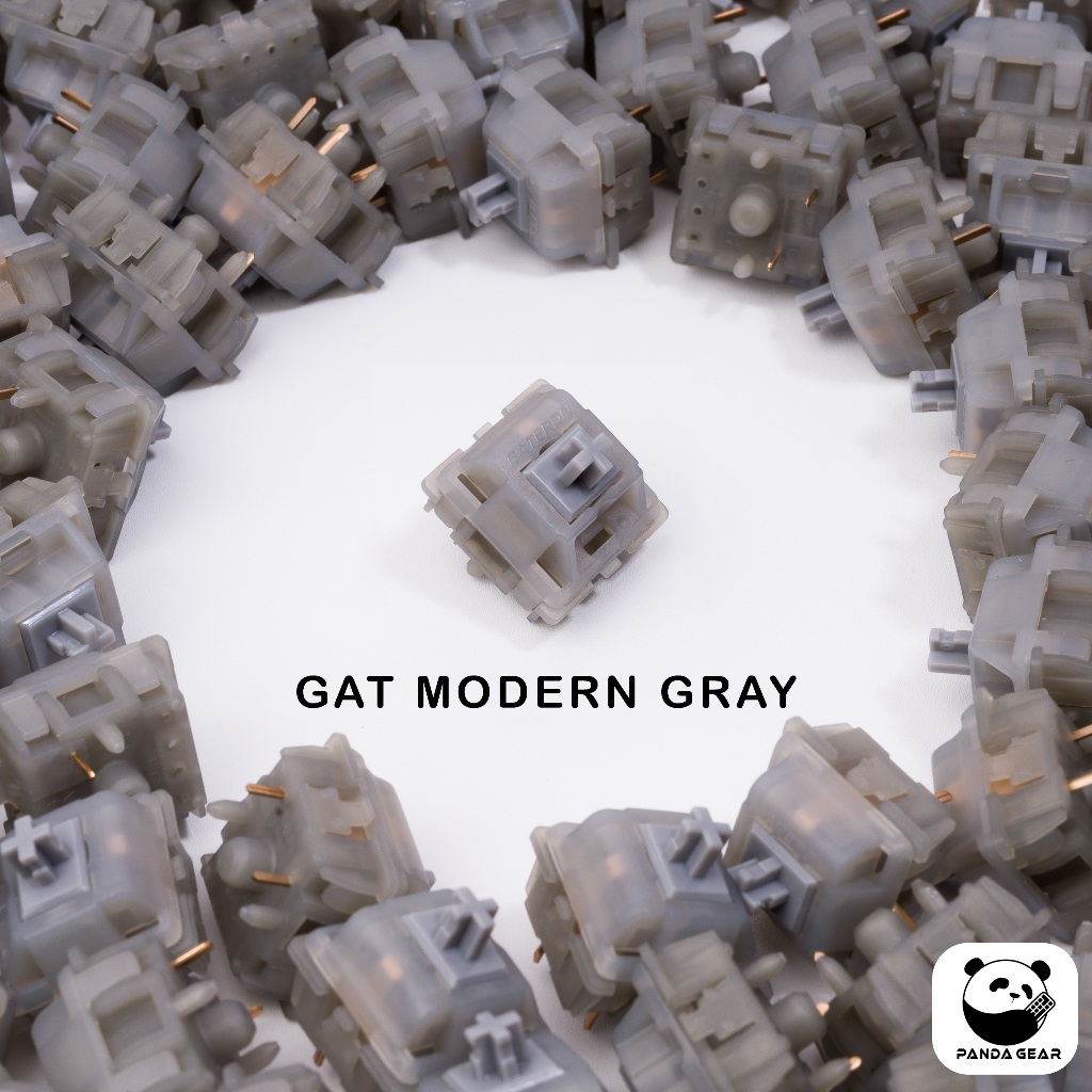 Switch Gateron Modern Gray linear 62g prelubed công tắc bàn phím cơ ...