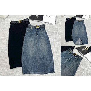 QCL1 Tổng hợp các mẫu chân váy jeans dài hot nhất thị trường,chất và form siêu đẹp( Dài 82cm,ko co giãn)