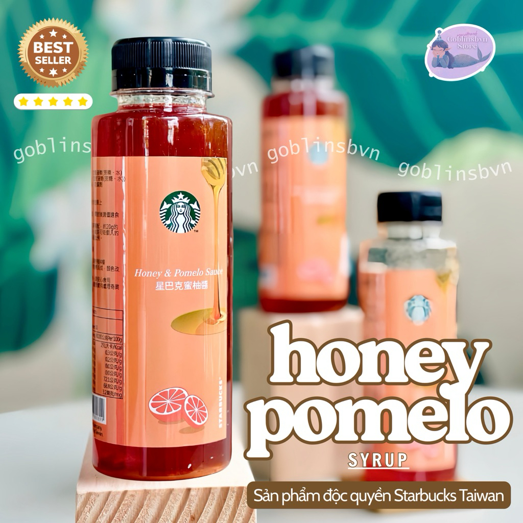 [𝐃𝐚𝐭𝐞 𝐌𝐨̛́𝐢 𝐍𝐡𝐚̂́𝐭] STARBUCKS SYRUP BƯỞI MẬT ONG 430ML BEST-SELLER ...