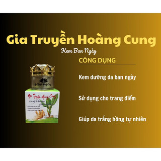 Kem gia truyền Hoàng Cung giúp cải thiện nám, tàn nhang, mờ sẹo, mụn thâm, dưỡng da trắng hồng