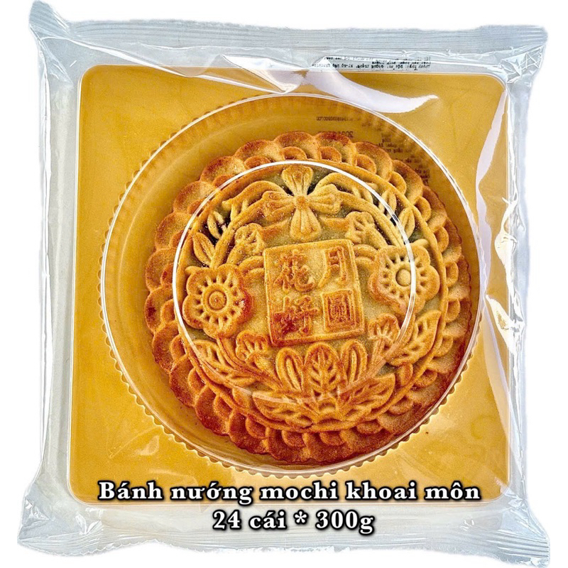 Bánh mochi khoai môn trứng muối chà bông