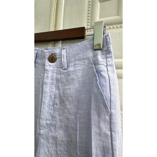 JUNE LINEN Q14 - Quần dài LINEN nữ ống đứng. Đáy cao. Lưng sau thun. Nhiều màu. Có Bigsize.