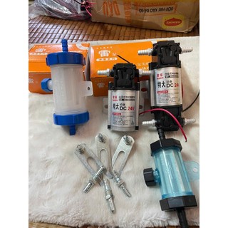 Bơm tưới lốp ô tô, lọc nước thân to- thân bé, bép tưới lốp dùng cho ô tô, xe tải hàng cao cấp chính hãng (1 chiếc)