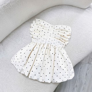 Áo Kiểu Bigsize Nữ Dáng Áo Quây Cúp Ngực Dáng Babydoll Nhún Chun Lưng Vải Lụa Xoa A186