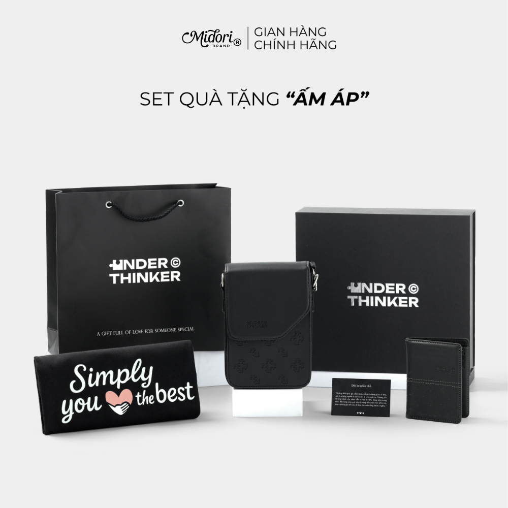 Set Bộ Hộp Quà Tặng Túi ẤM ÁP Tặng Ba Sinh Nhật Bạn Trai Thân Người Yêu Nam Valentine Tết | M STUDIO