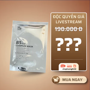 Combo 10 Miếng Mặt Nạ B5 Bạc EGF - Phuc hồi da, dưỡng ẩm, làm dịu da MP0347