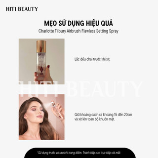 Xịt Khóa Nền Makeup Charlotte Tilbury Airbrush Flawless Setting Spray