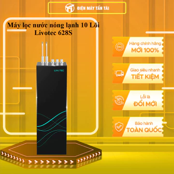 (TOÀN QUỐC) - LIVOTEC 628S / LIVOTEC 629S - Máy lọc nước nóng lạnh Karofi Livotec - 10 lõi lọc