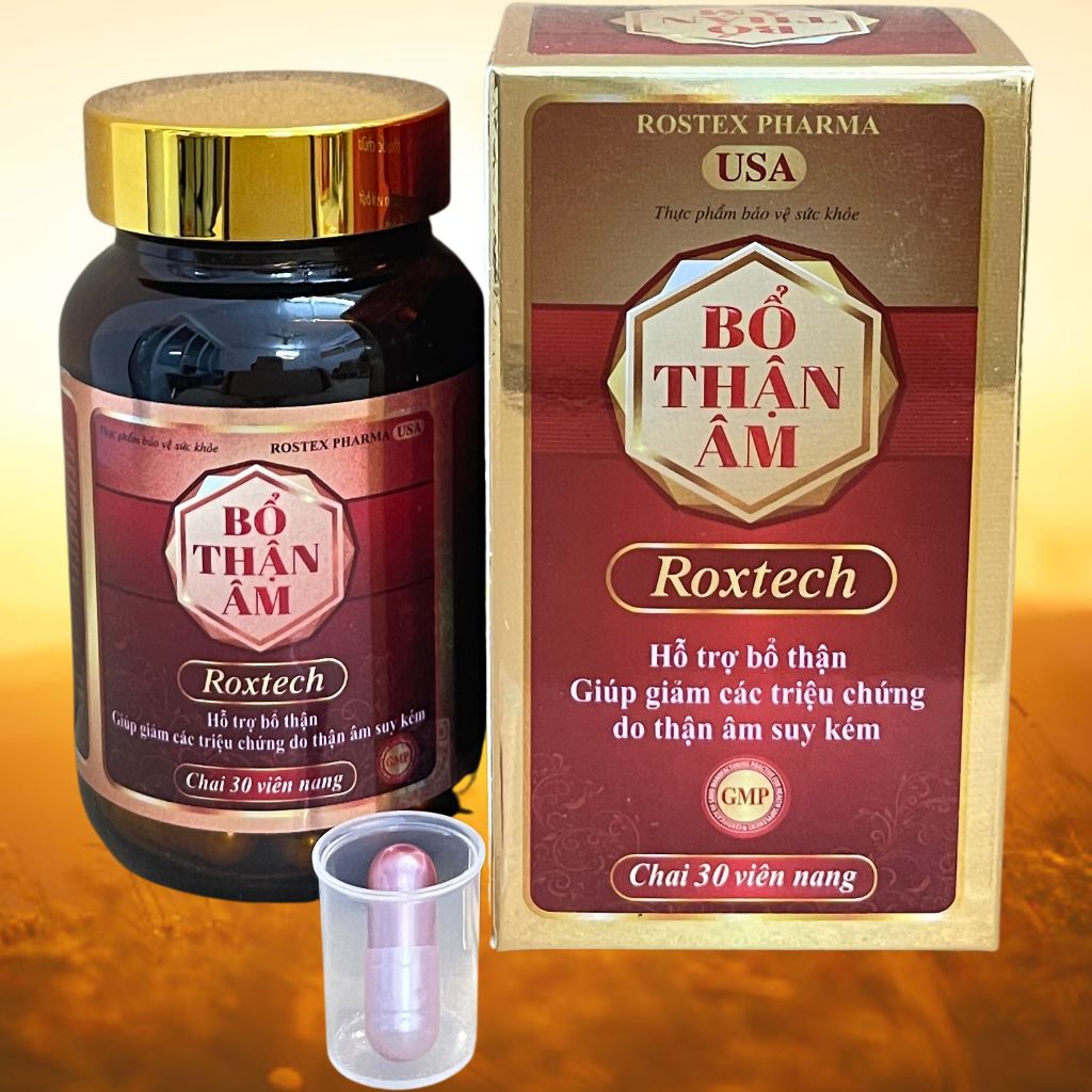 Combo 5 Hộp Bổ Thận Âm Roxtech - Rostex - Hải Dương - Vitamin Thanh Lọc
