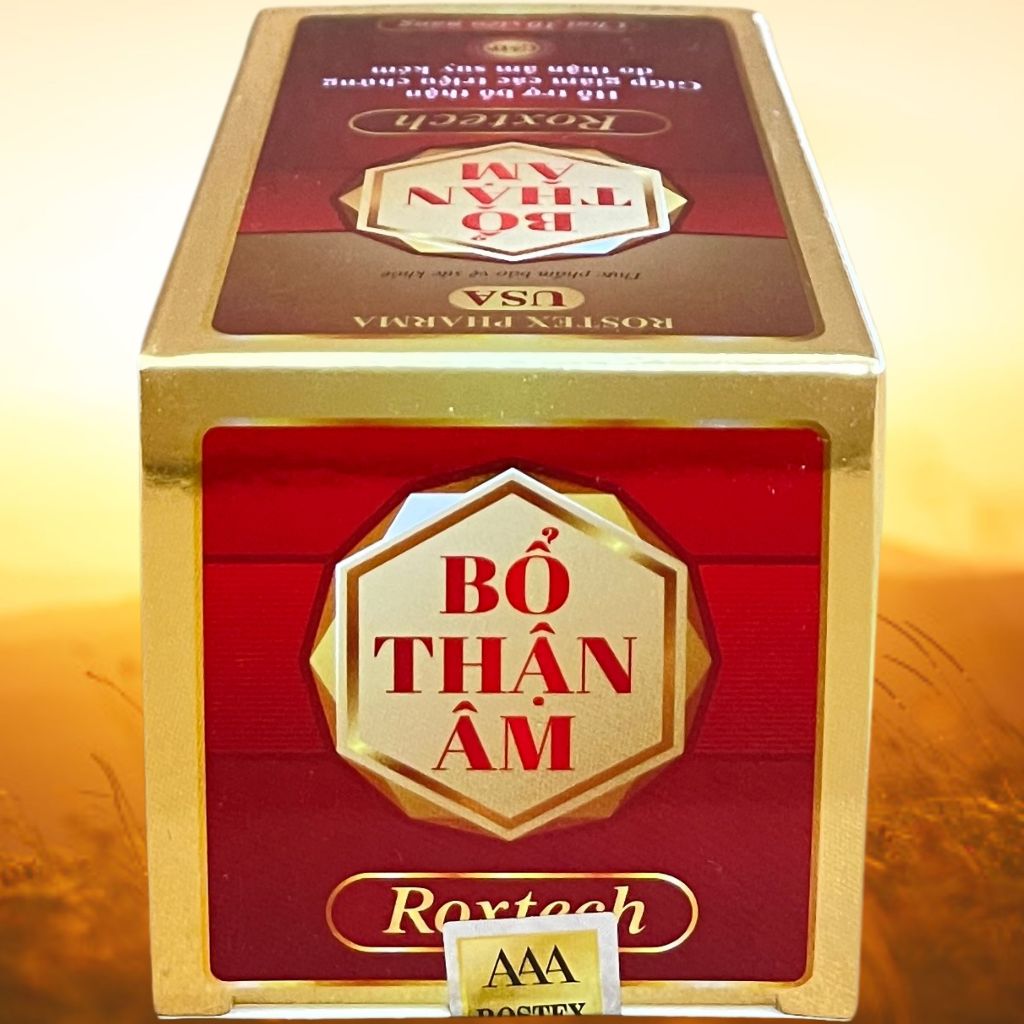 Combo 5 Hộp Bổ Thận Âm Roxtech - Rostex - Hải Dương - Vitamin Thanh Lọc