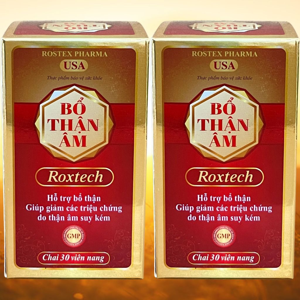 Combo 2 Hộp Bổ Thận Âm Roxtech - Rostex - Hải Dương - Vitamin Thanh Lọc
