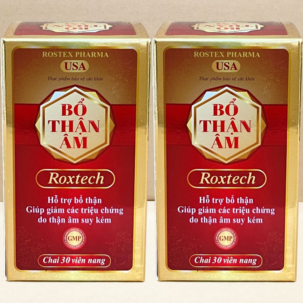 Combo 2 Hộp Bổ Thận Âm Roxtech - Rostex - Hải Dương - Vitamin Chữa Lành