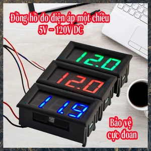 Đồng hồ đo điện áp một chiều 5V - 120V DC