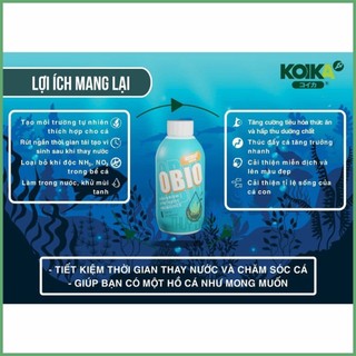 Vi Sinh Koika OBIO - Vi Sinh Tổng Hợp Tinh Chất Tảo Biển - Cho Hồ Cá Thuỷ Sinh