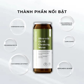 Nước tẩy trang DrCeutics Ultra-Mild Olive Cleansing Water (310ml/480ml/500ml)