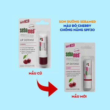 Son dưỡng môi hương cherry Sebamed pH5.5 Sensitive Skin Lip Defense Cherry 4.8g