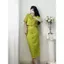 Set: áo vest + chân váy đính khuy đồng A1614