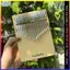 Đàn kalimba 17 phím màu đen hình chữ nhật gỗ nguyên khối khắc chữ kalimba AURORA, đồ chơi âm nhạc cho bé chơi