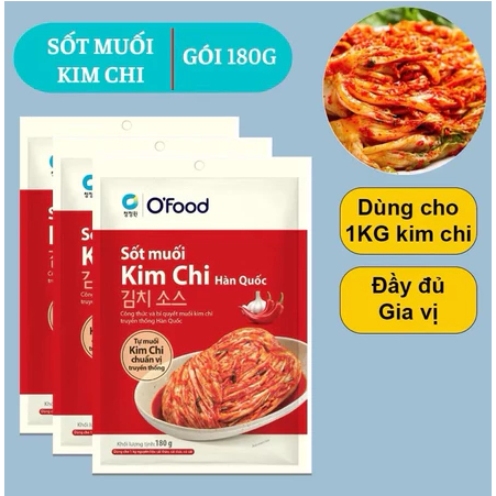 Combo 10 gói sốt muối làm kim chi chuẩn vị hàn quốc