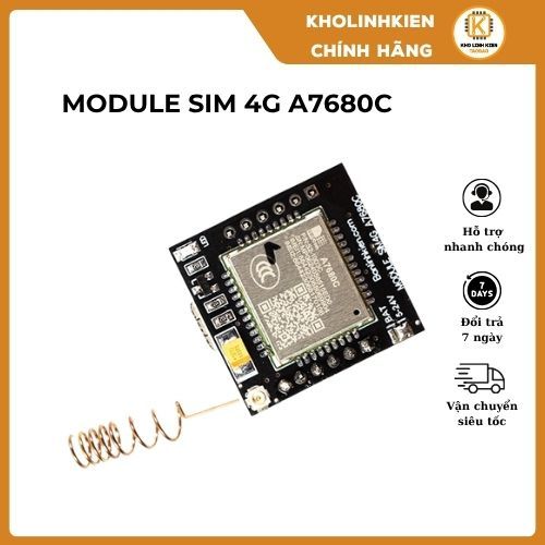 Module sim 4G A7680C có khả năng nhắn tin nghe gọi GPRS GPS KHOLINHKIEN ...