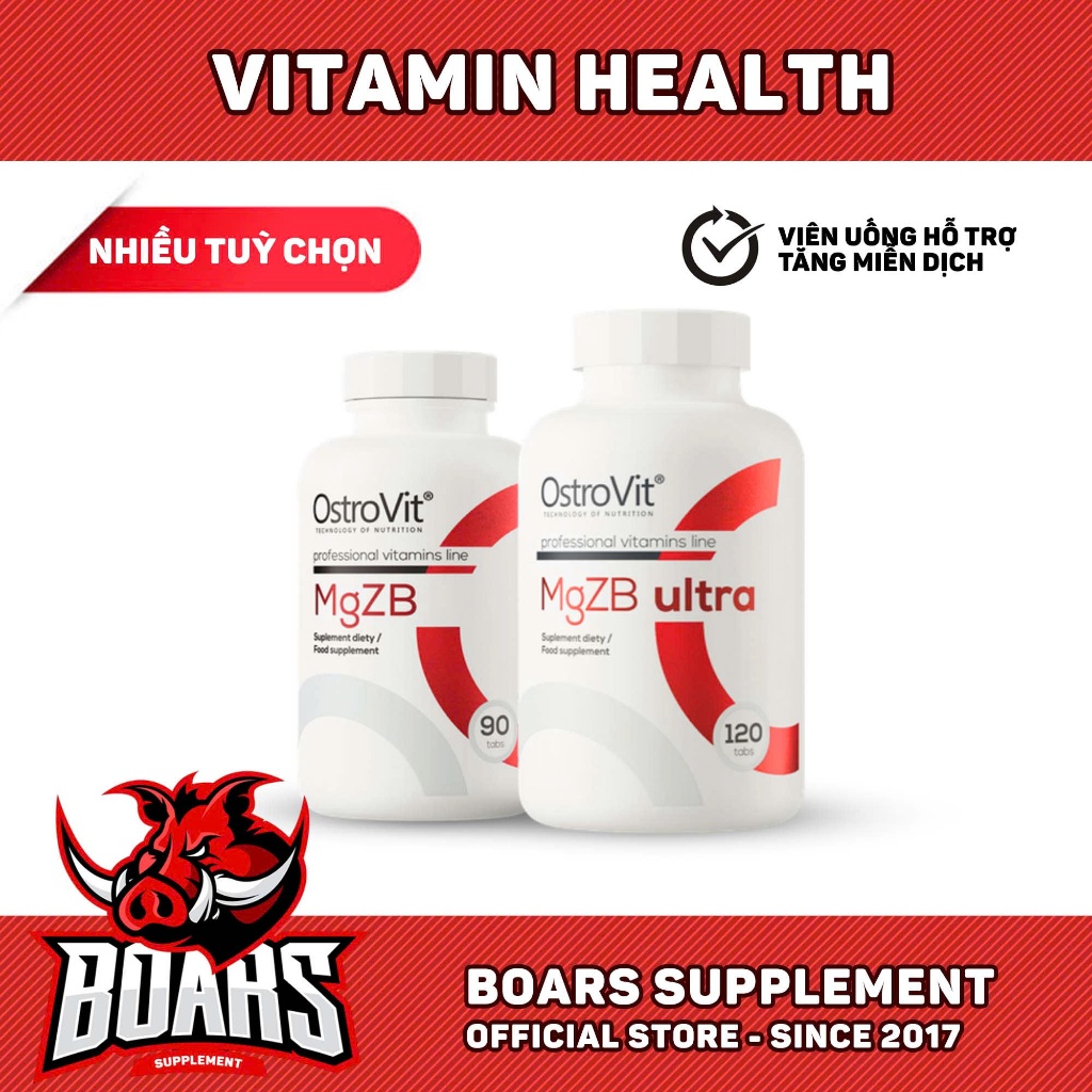 THỰC PHẨM BỔ SUNG OSTROVIT MGZB ULTRA 120 VIÊN