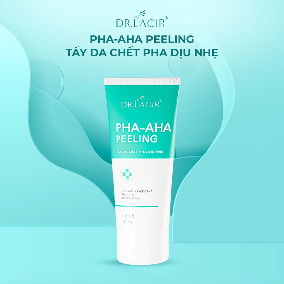 Tẩy Da Chết Dịu Nhẹ PHA-AHA Peeling DR.LACIR - Dịu Nhẹ, Làm Mịn, Dưỡng Ẩm (120g)