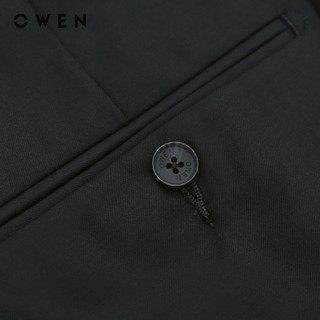 Owen - Quần Tây Đen R Slim Fit QS242842R màu Đen chất liệu Nano