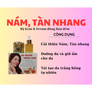 Gia truyền Hoàng Cung cải thiện nám tàn nhang, mụn thâm, trẻ hóa làn da trắng hồng tự nhiên