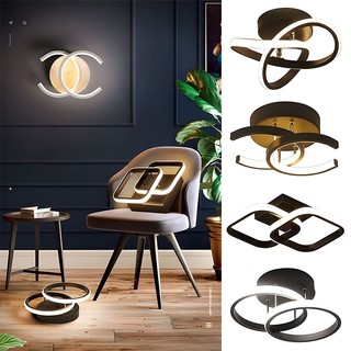 【COD】Đèn ốp trần phòng khách Đèn led trần nhà 3 chế độ ánh sáng GOGEOUS đèn thả trần hành lang