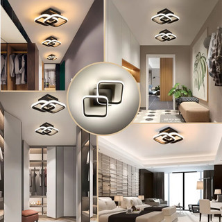 【COD】Đèn ốp trần phòng khách Đèn led trần nhà 3 chế độ ánh sáng GOGEOUS đèn thả trần hành lang