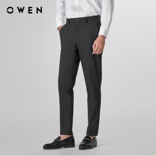 Owen - Quần tây S-Form QG252415 màu Đen chất liệu Conjugated polyester