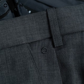 Owen - Quần tây Slim Fit Tăng đơ QST252444 màu Xám chất liệu Nano
