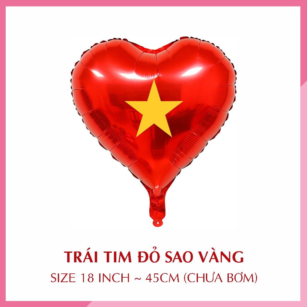 Phụ kiện trang trí ngày Giải phóng miền Nam 30/4 và Quốc Khánh Việt Nam 2/9 - Kem Shop K118