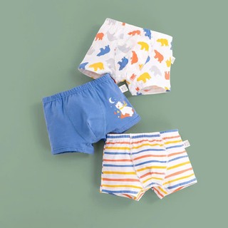 [BTKK01 cotton kháng khuẩn] Combo 3 quần sịp đùi bé trai, quần chip đùi cho bé trai cotton kháng khuần an toàn cho bé