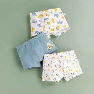 [BTKK01 cotton kháng khuẩn] Combo 3 quần sịp đùi bé trai, quần chip đùi cho bé trai cotton kháng khuần an toàn cho bé